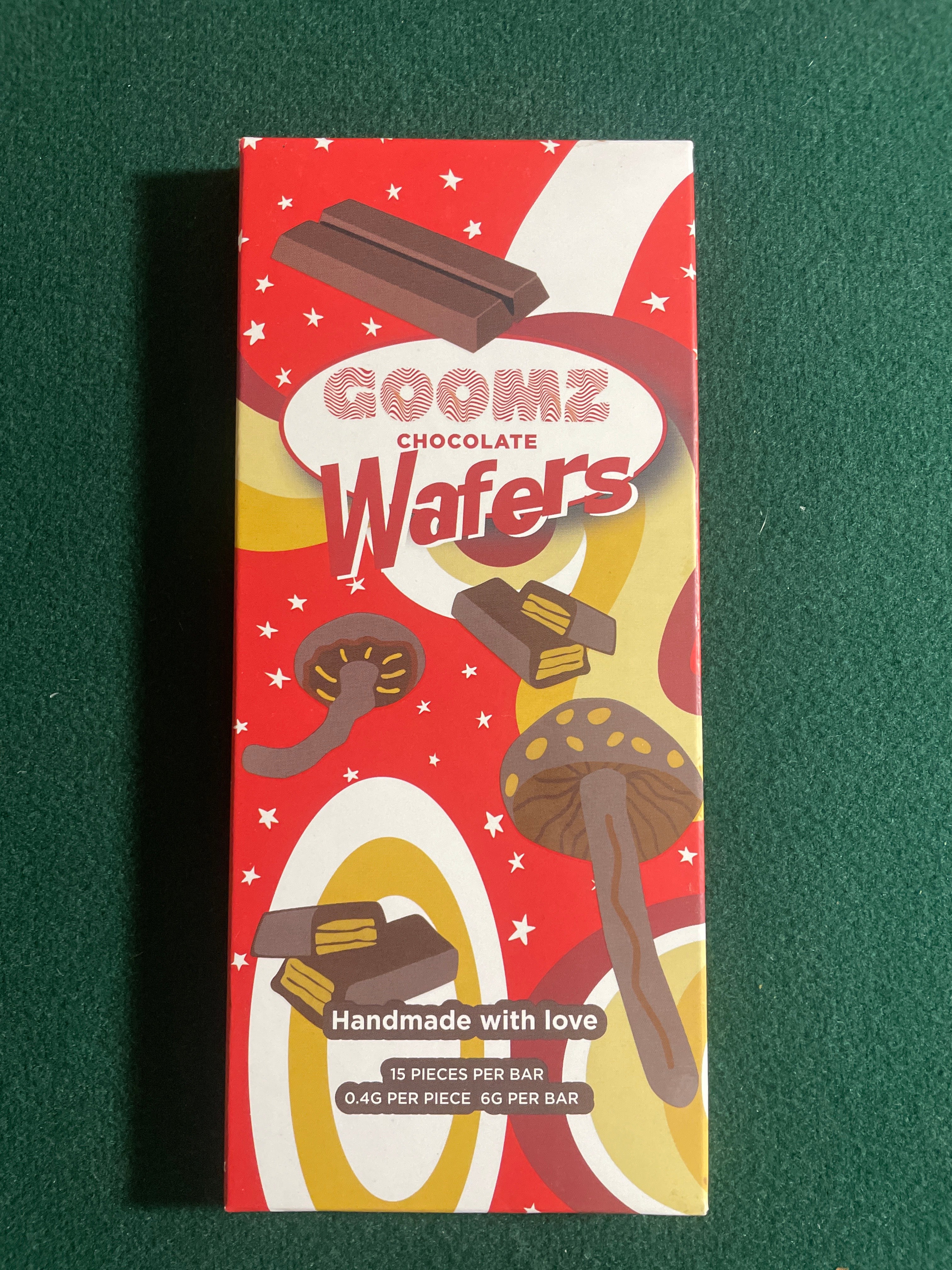 Goomz Shroom Chocolate Bars!