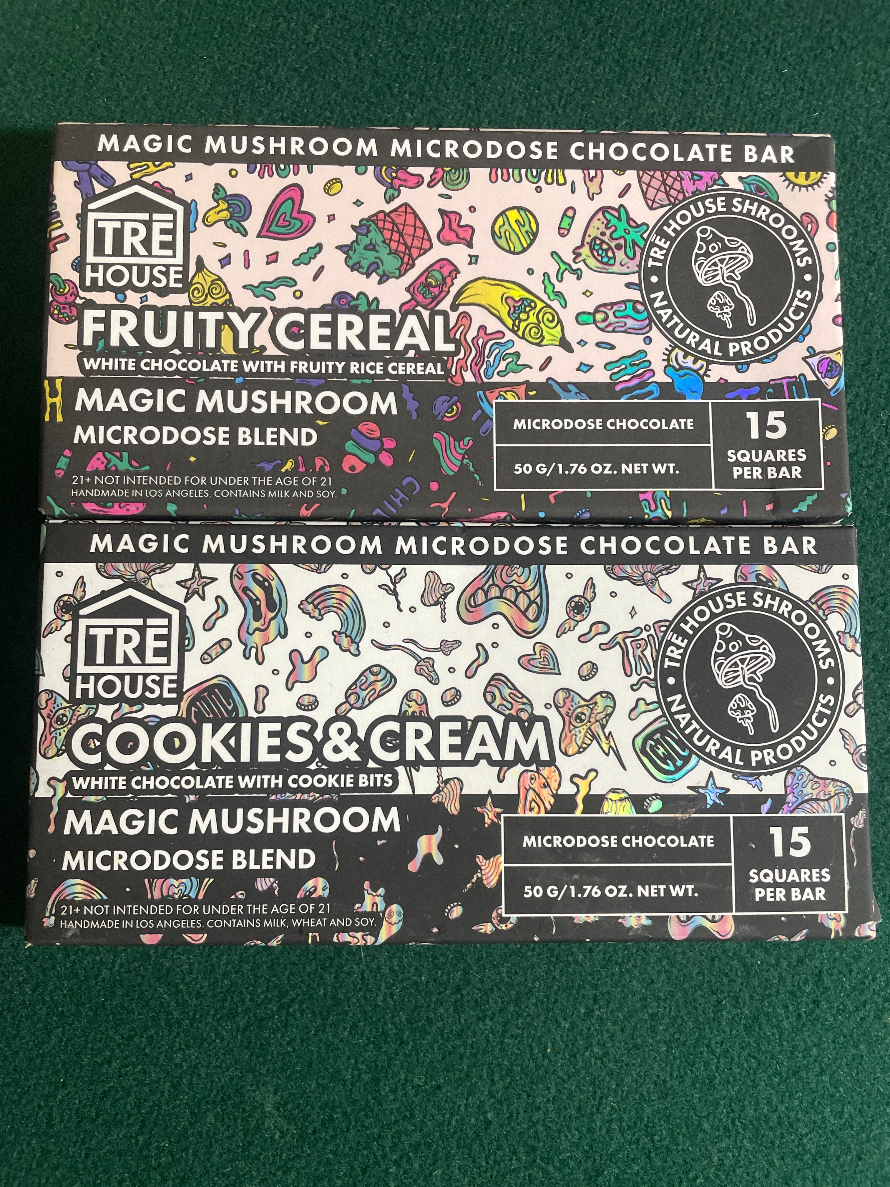 Tre House Shroom chocolate bars!