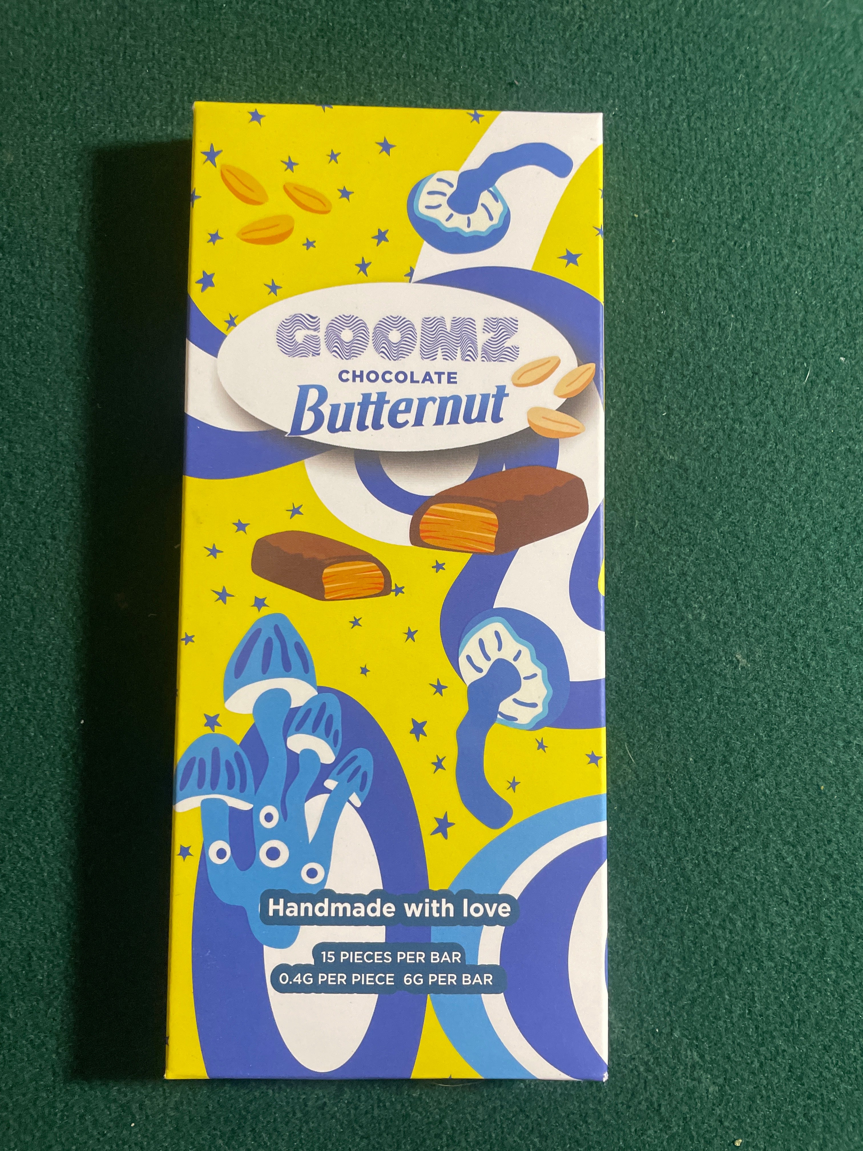Goomz Shroom Chocolate Bars!