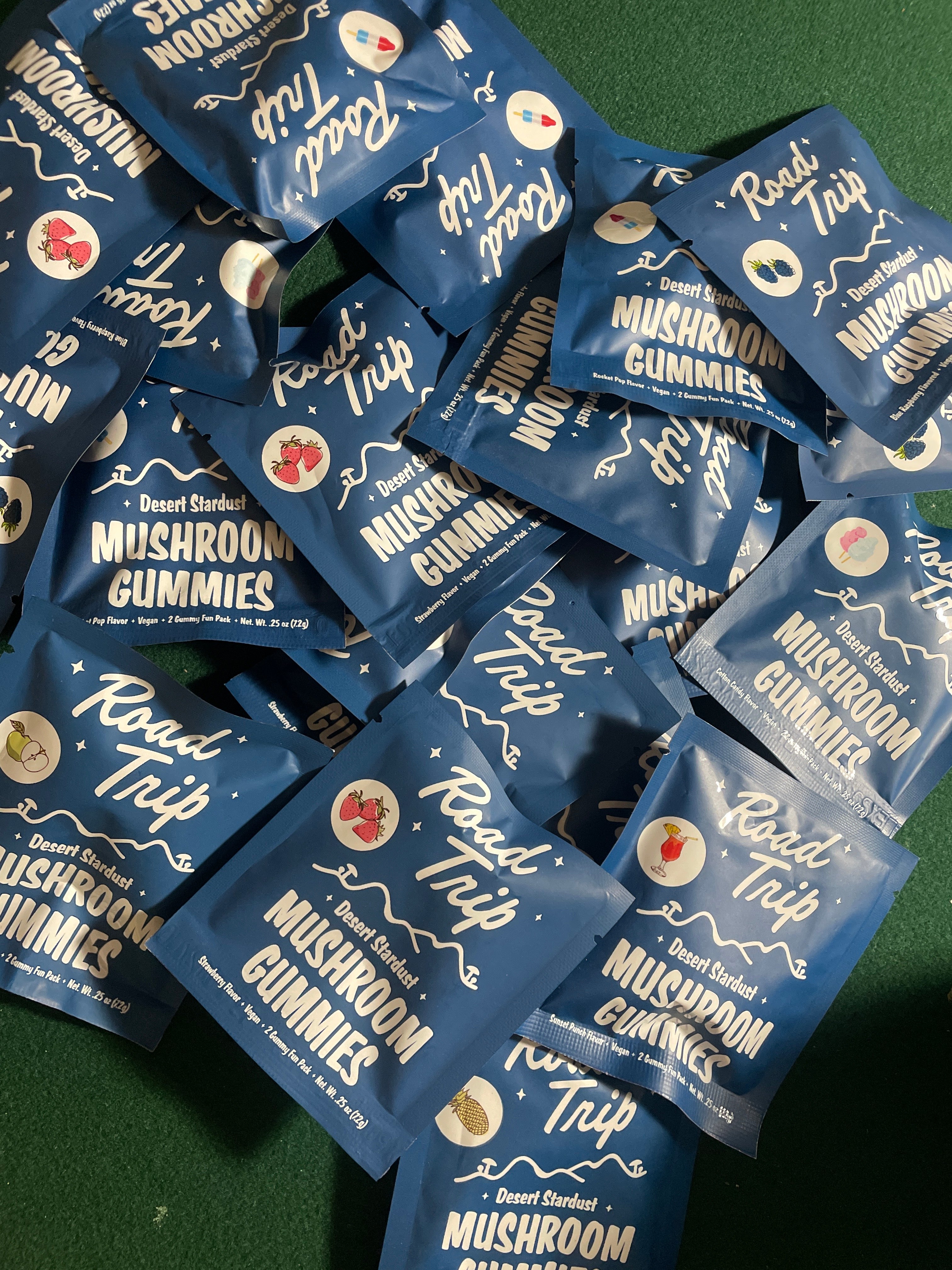 2ct Road trip gummies (2packs 4 gummies total)